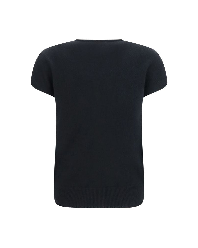 Balmain – Wool & Cashmere Sleeveless Sweater Black