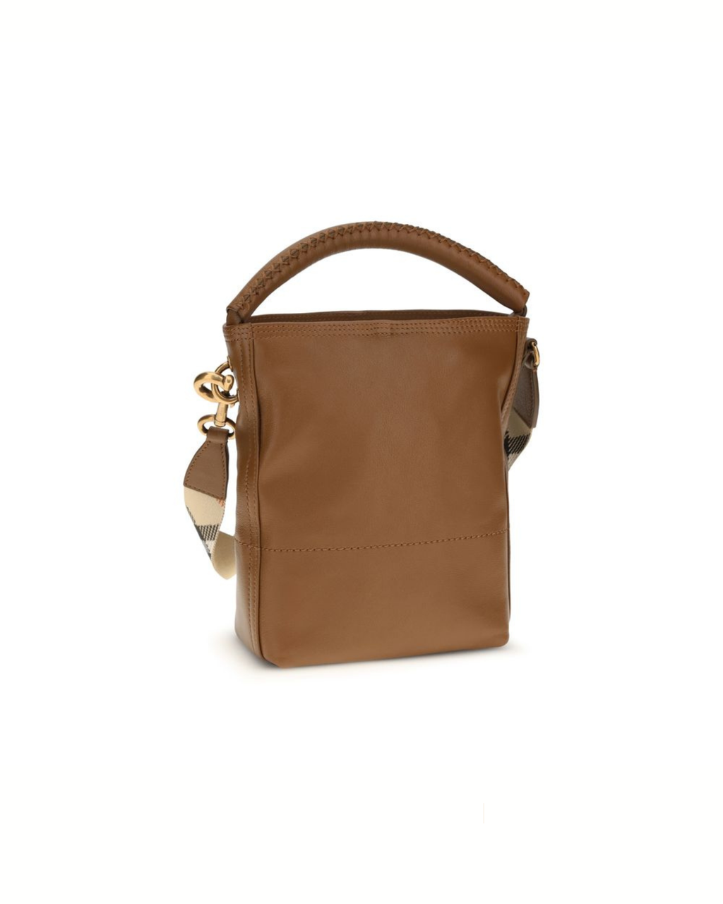 Burberry – B Clip Bucket Bag Marrone Cuoio