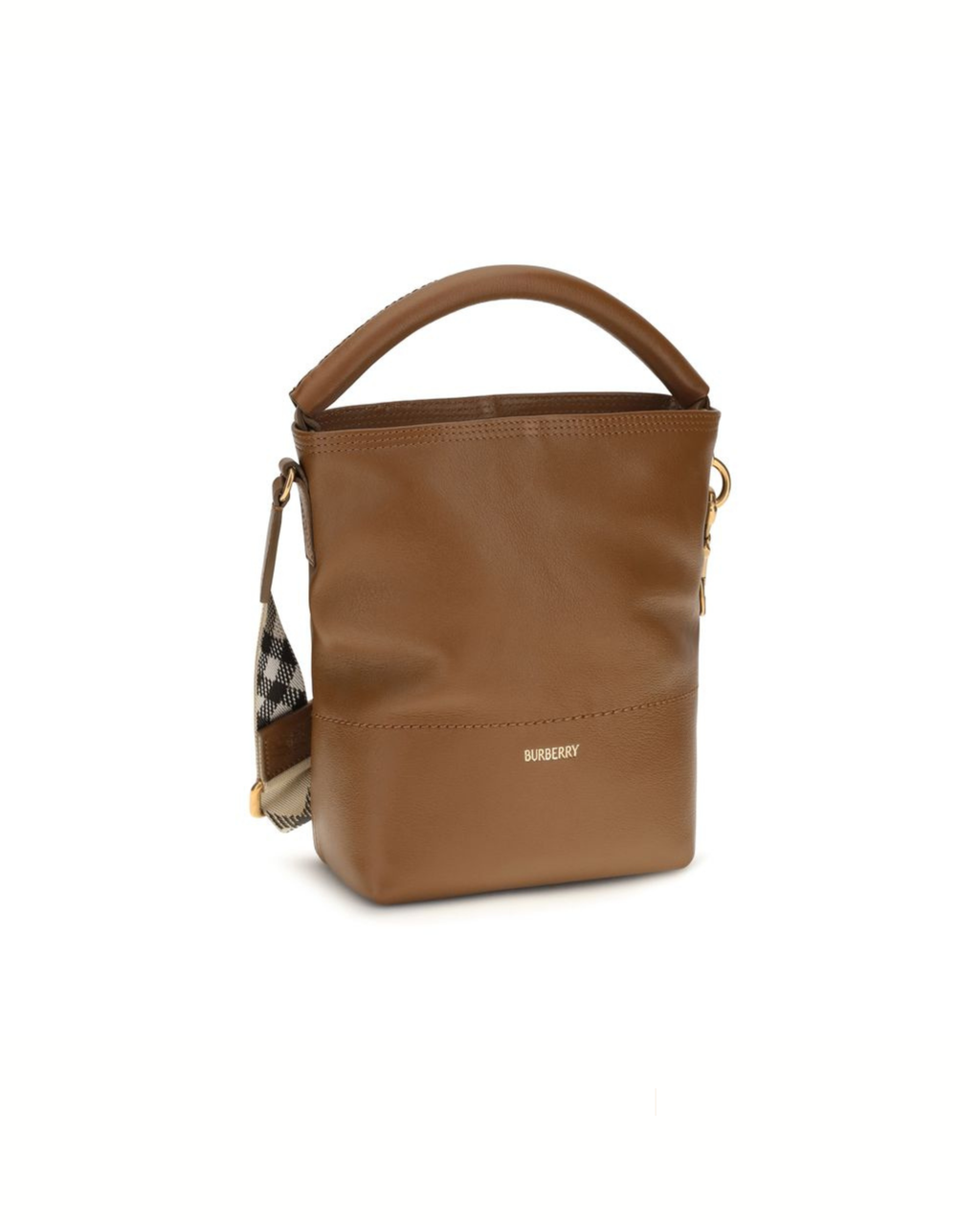 Burberry – B Clip Bucket Bag Marrone Cuoio