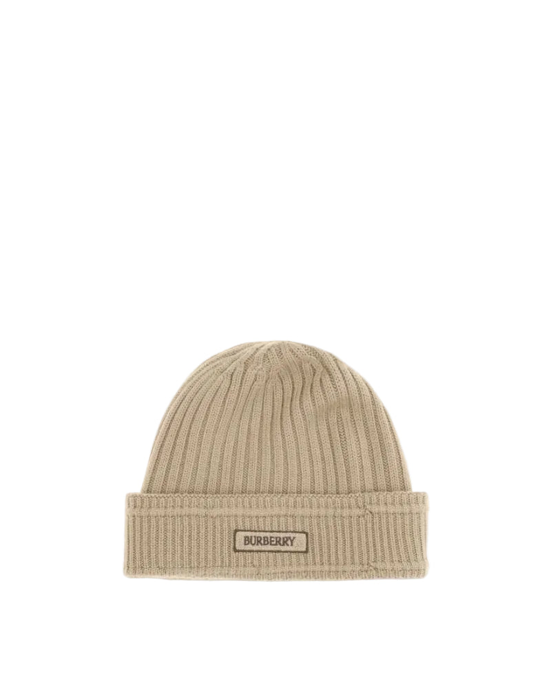 Stile-Ifs-Burberry-Berretto-Lana-Merino-Logo-Patch