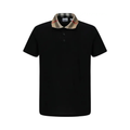 Burberry - Black Cotton Polo Shirt - Men