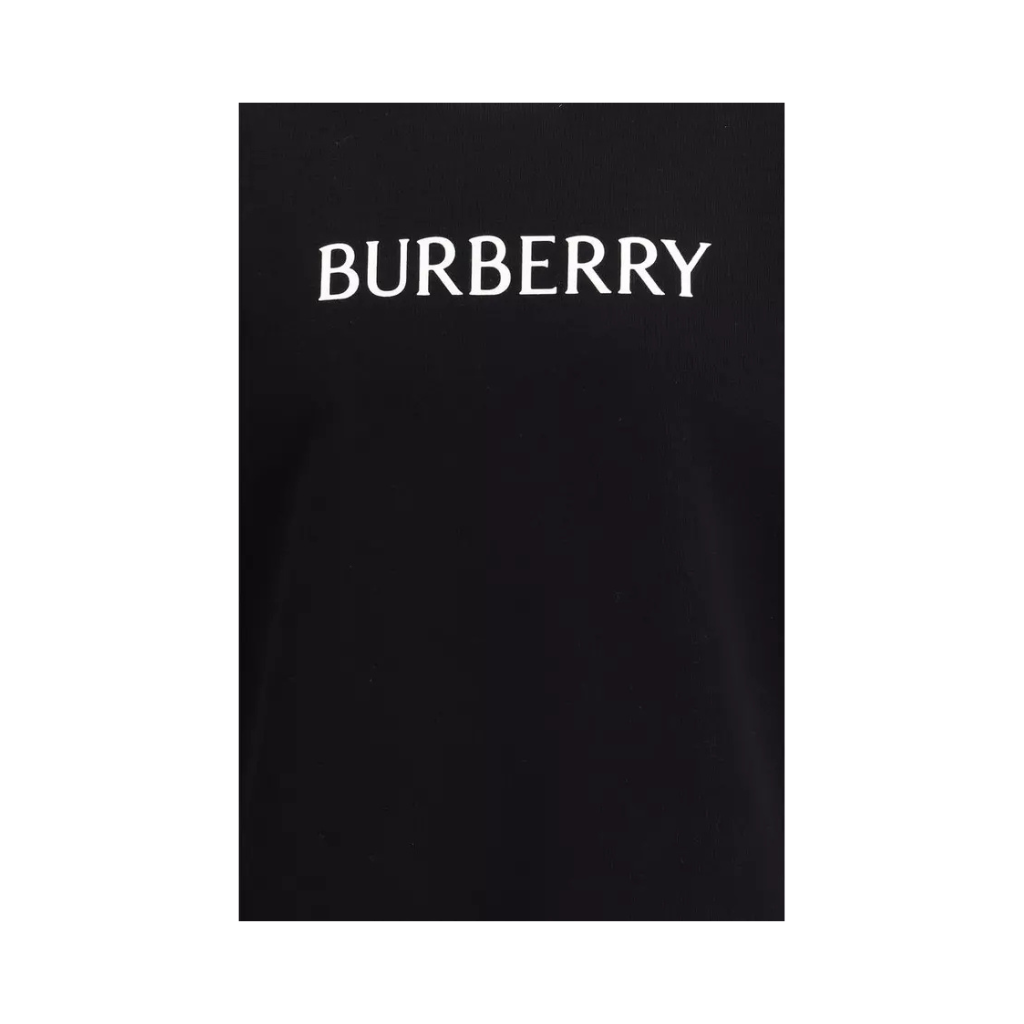 Burberry - Black Cotton Sweatshirt Logo - Men