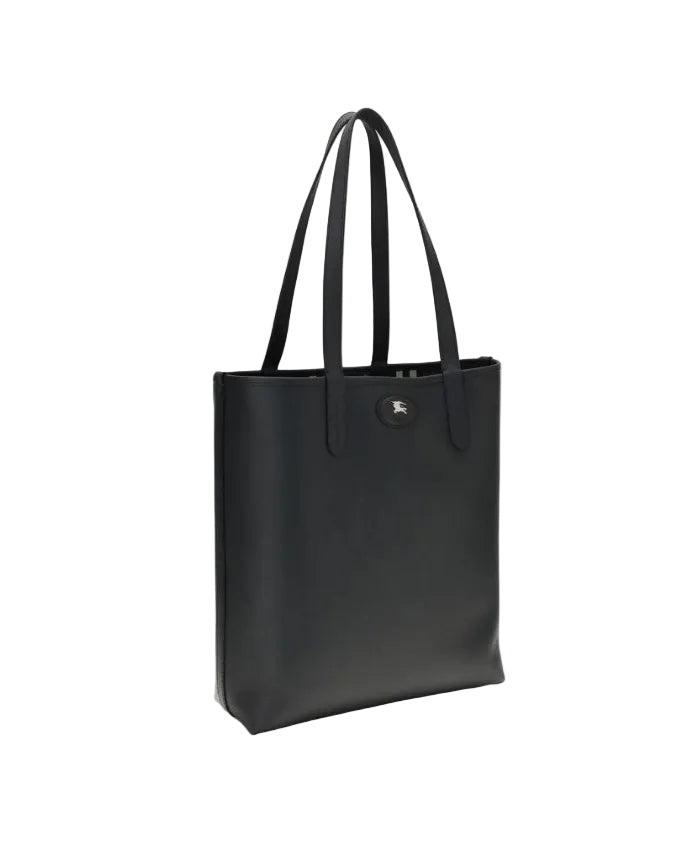 Burberry – Bloomsbury Tote Reversibile in Pelle Nera
