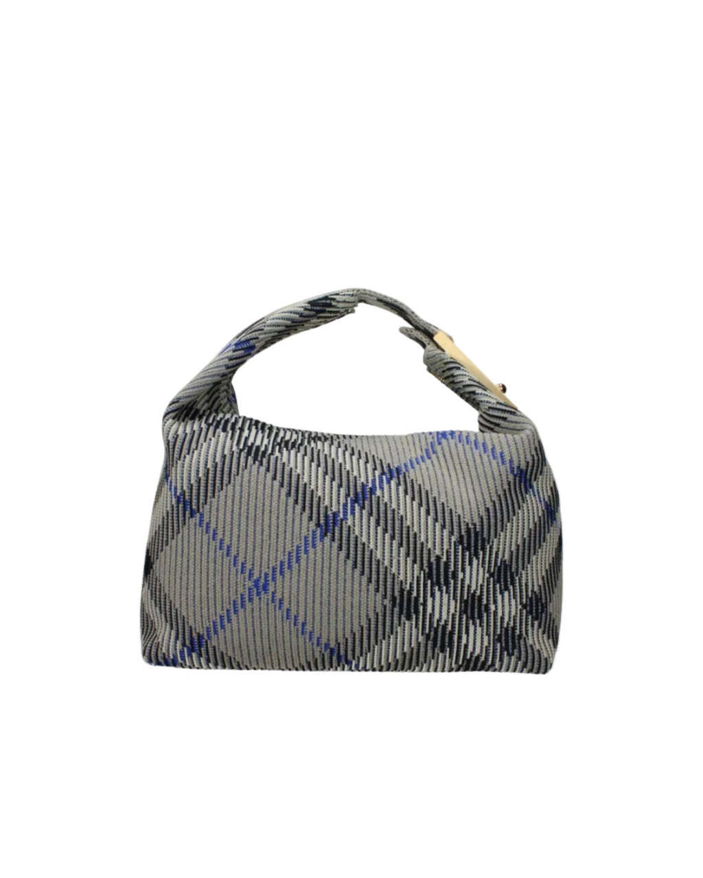 Burberry – Borsa Hobo Check Jacquard Medium