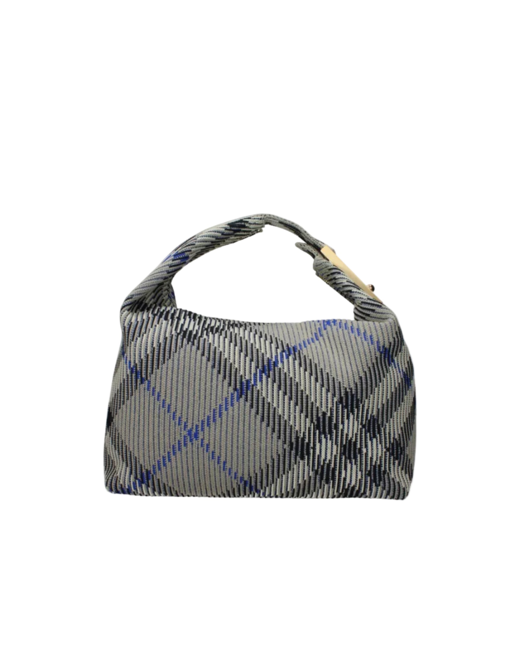 Burberry – Borsa Hobo Check Jacquard Medium