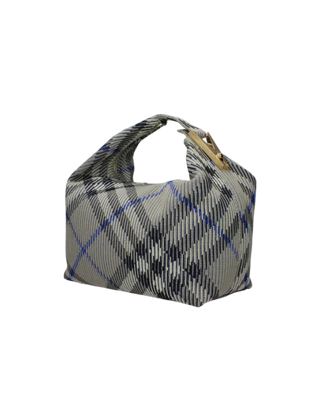 Burberry – Borsa Hobo Check Jacquard Medium