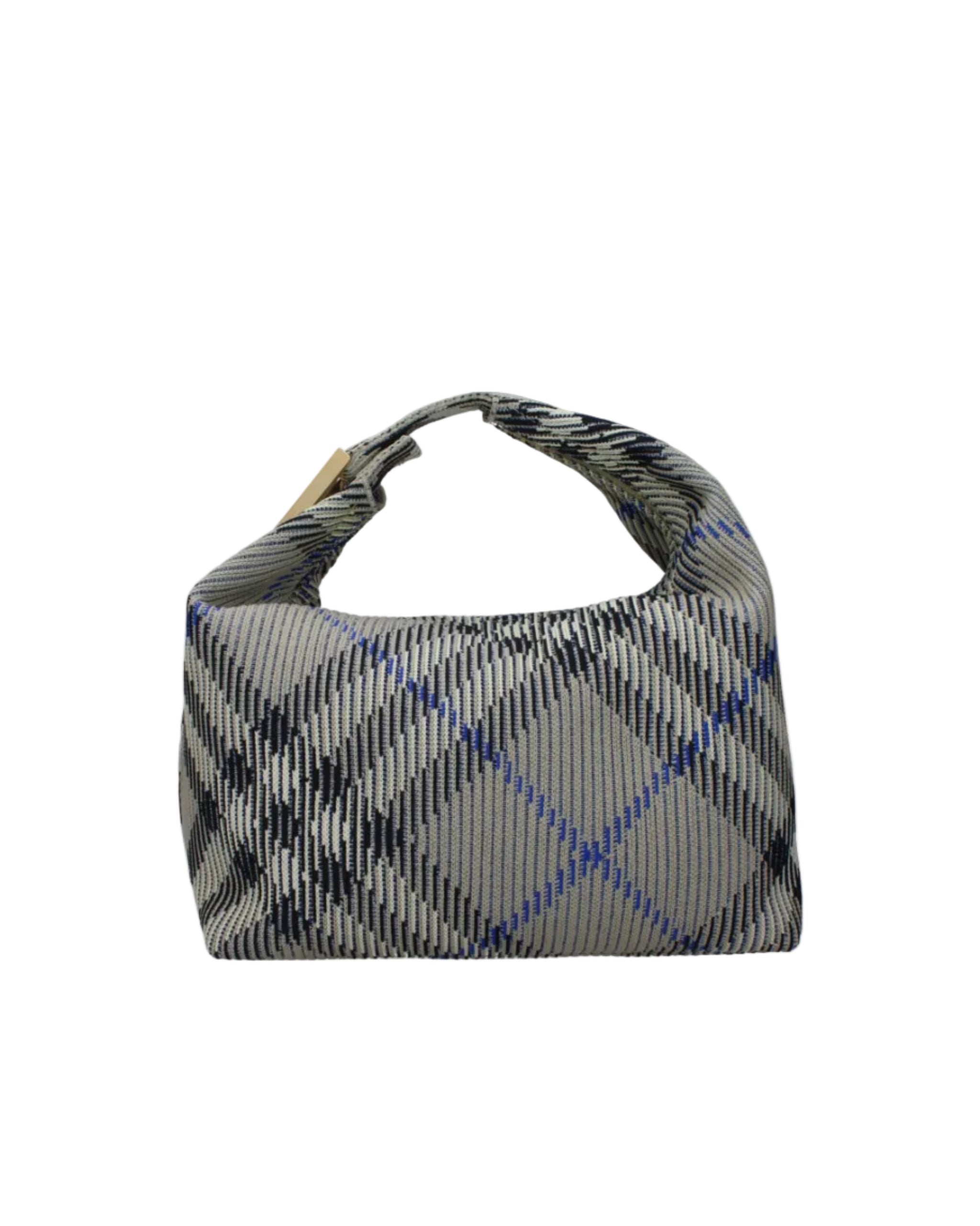 Burberry – Borsa Hobo Check Jacquard Medium