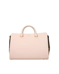 Burberry – Borsa Tote Media Check & Leather Soft Pink