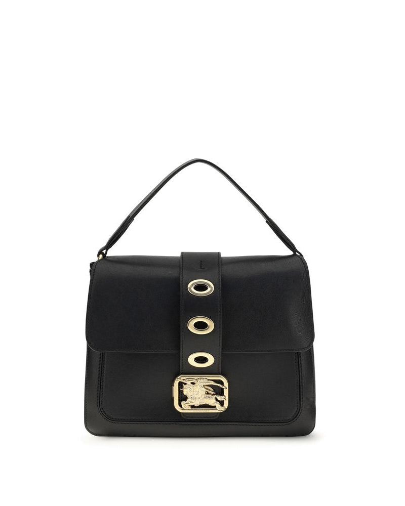 Burberry – Borsa a Mano Regular in Pregiata Pelle d'Agnello (Ovis Aries) Nera
