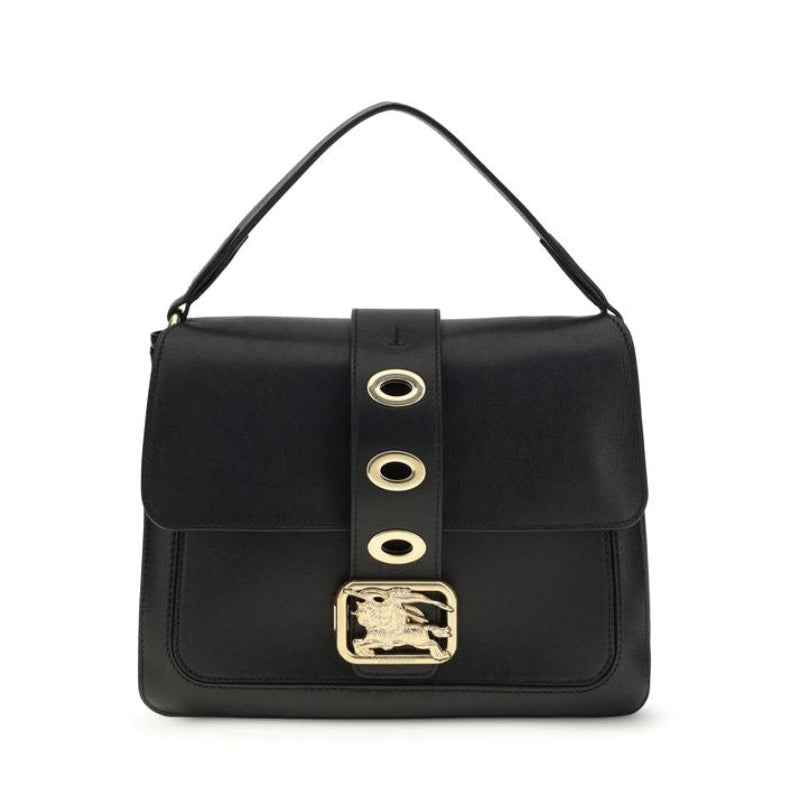 Burberry – Borsa a Mano Regular in Pregiata Pelle d'Agnello (Ovis Aries) Nera