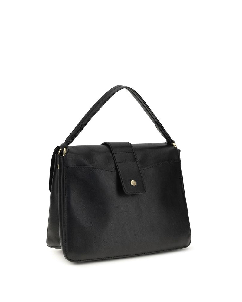 Burberry – Borsa a Mano Regular in Pregiata Pelle d'Agnello (Ovis Aries) Nera