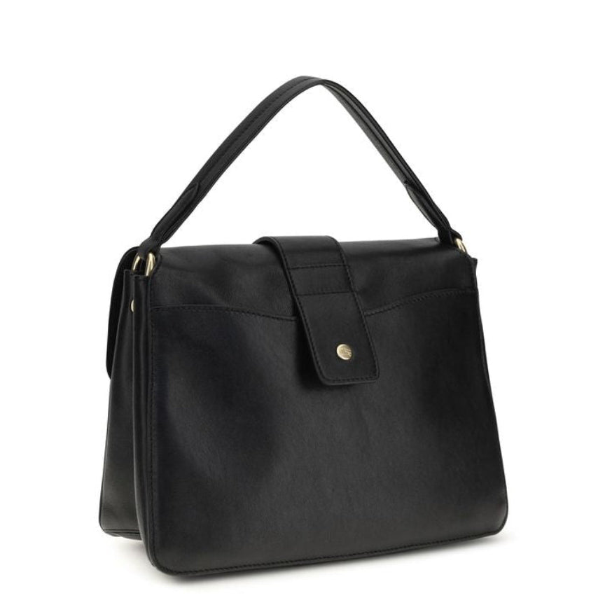 Burberry – Borsa a Mano Regular in Pregiata Pelle d'Agnello (Ovis Aries) Nera