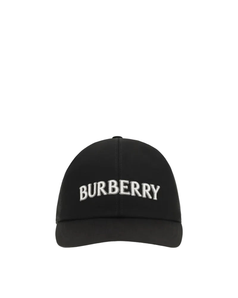 Burberry – Cappellino Baseball in Cotone con Logo Ricamato