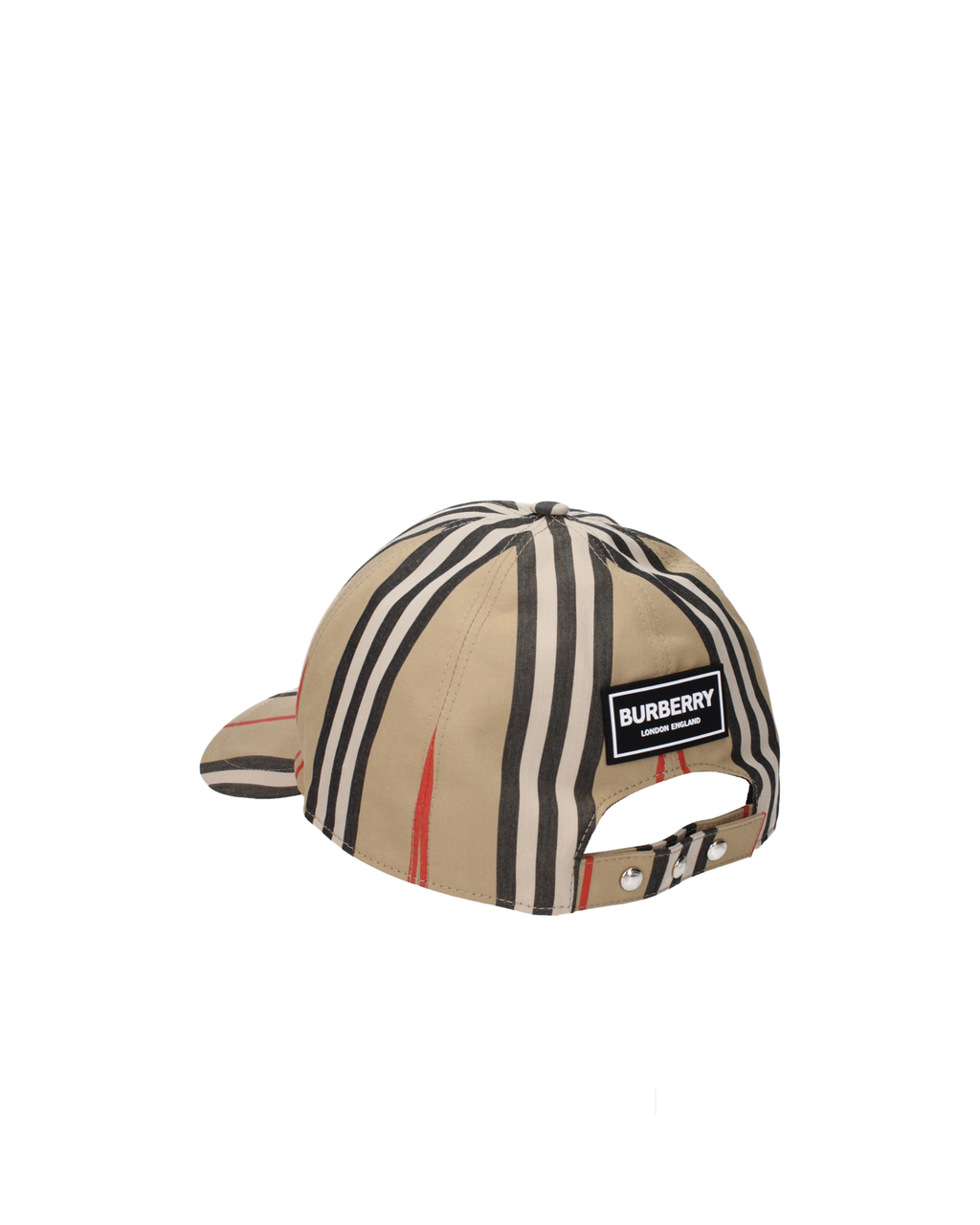 Burberry – Cappello Baseball Check Stripe Unisex