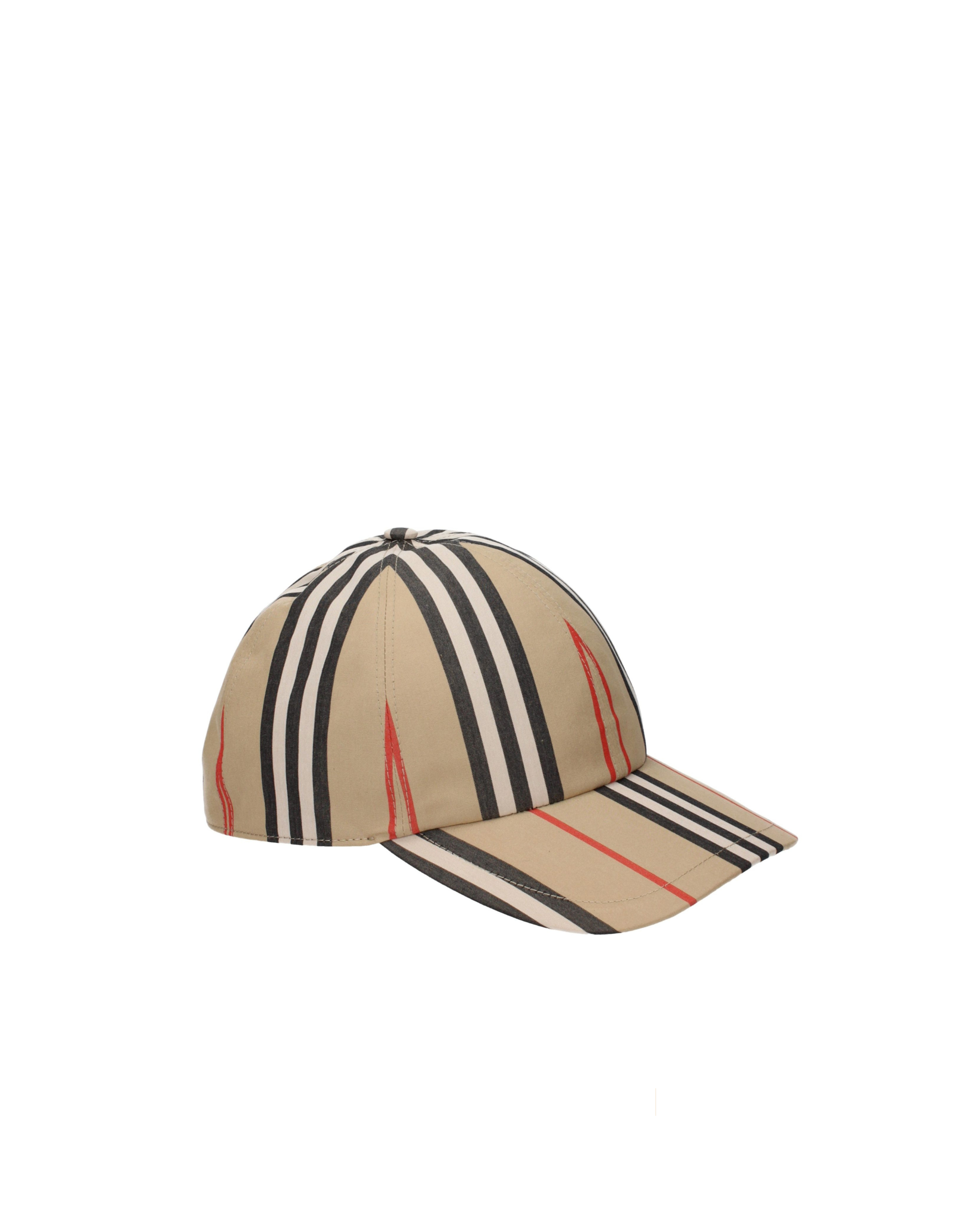 Burberry – Cappello Baseball Check Stripe Unisex