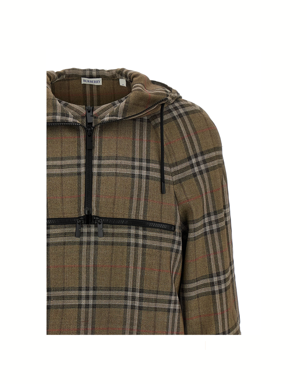 Burberry Check Hooded Overshirt