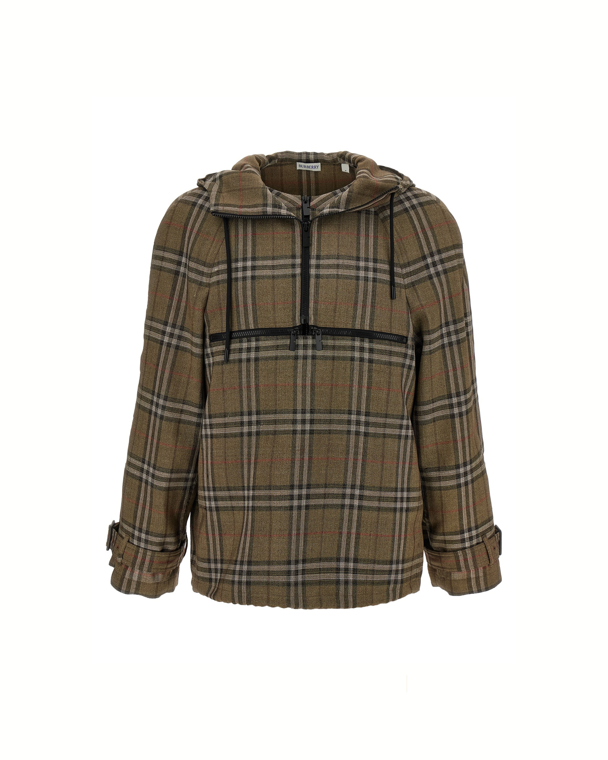 Burberry Check Hooded Overshirt