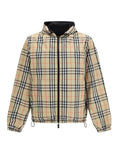 Burberry – Coat reversibile in Poliestere con Motivo Check All-over