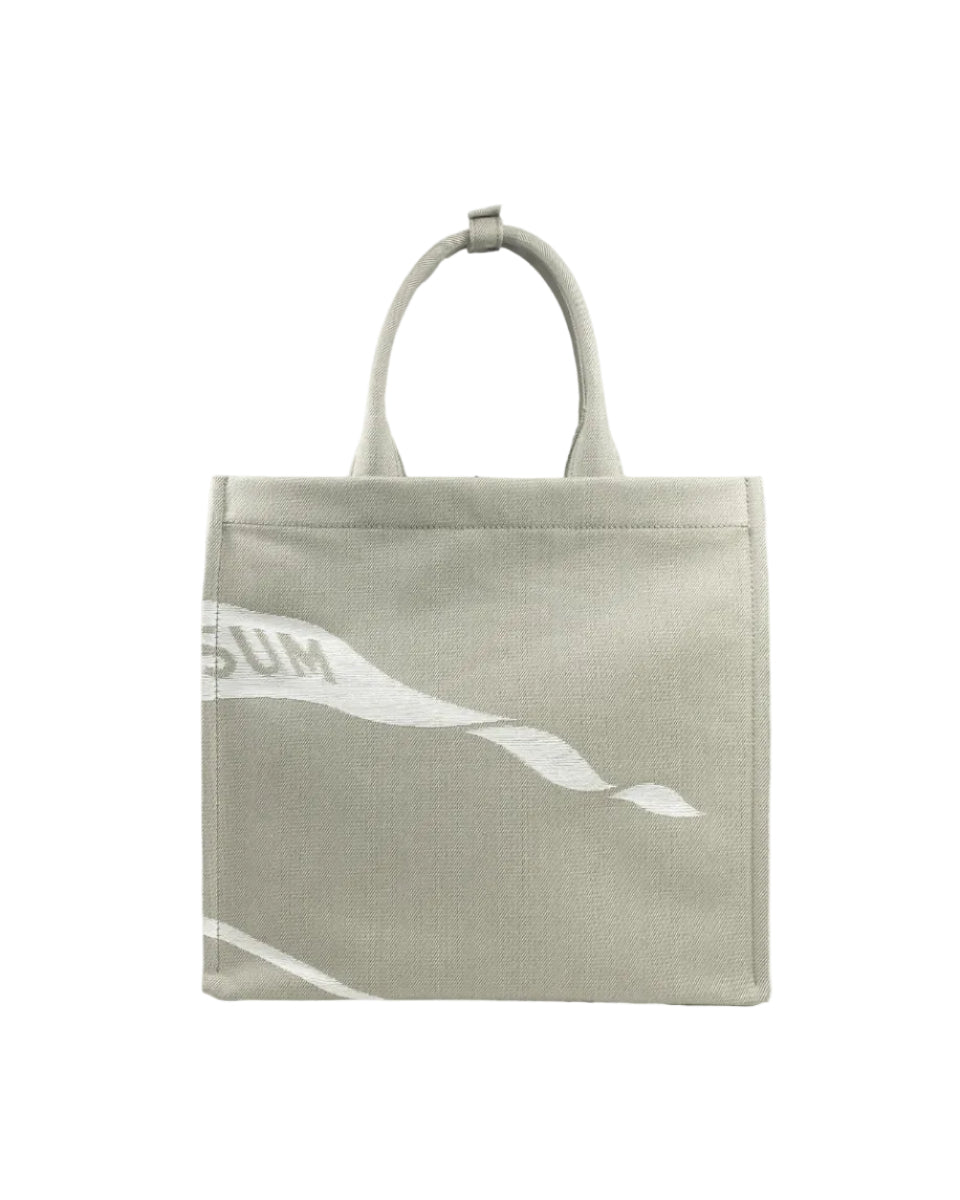 Burberry – EKD Canvas Tote Bag con Pochette Removibile Sage Green
