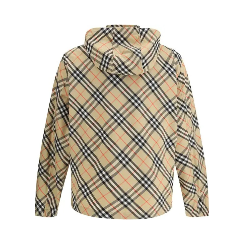 Burberry – Giacca Shell Multicolor - Motivo Check Rivisitato