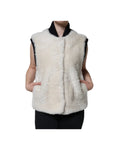 Burberry – Gilet Warrenford in Shearling di Agnello