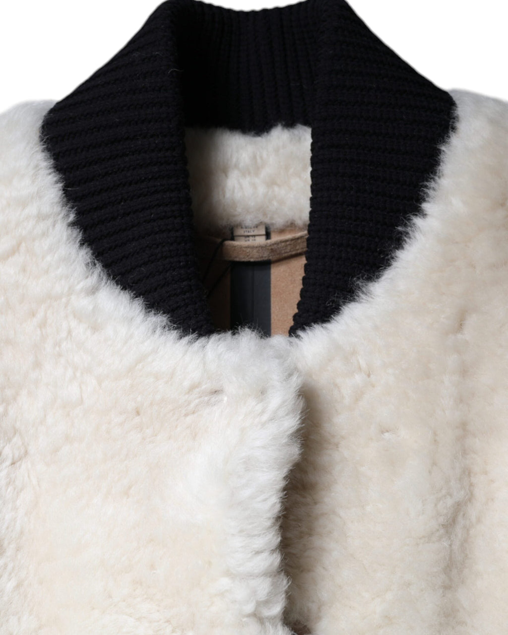 Burberry – Gilet Warrenford in Shearling di Agnello