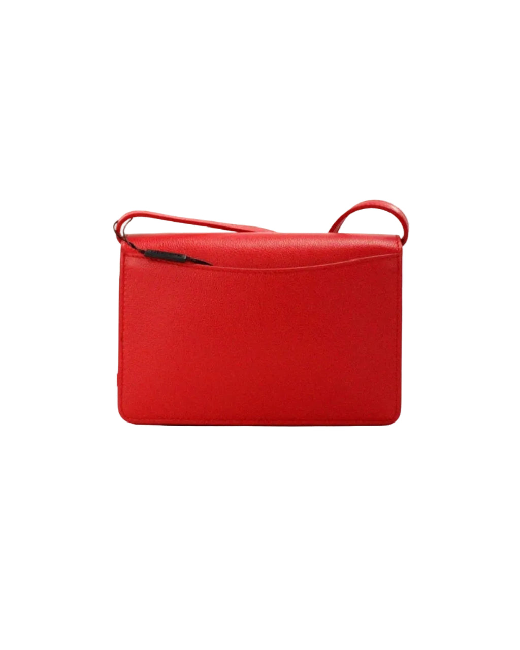 Burberry – Hampshire Small Crossbody Bag in Pelle Liscia Rossa