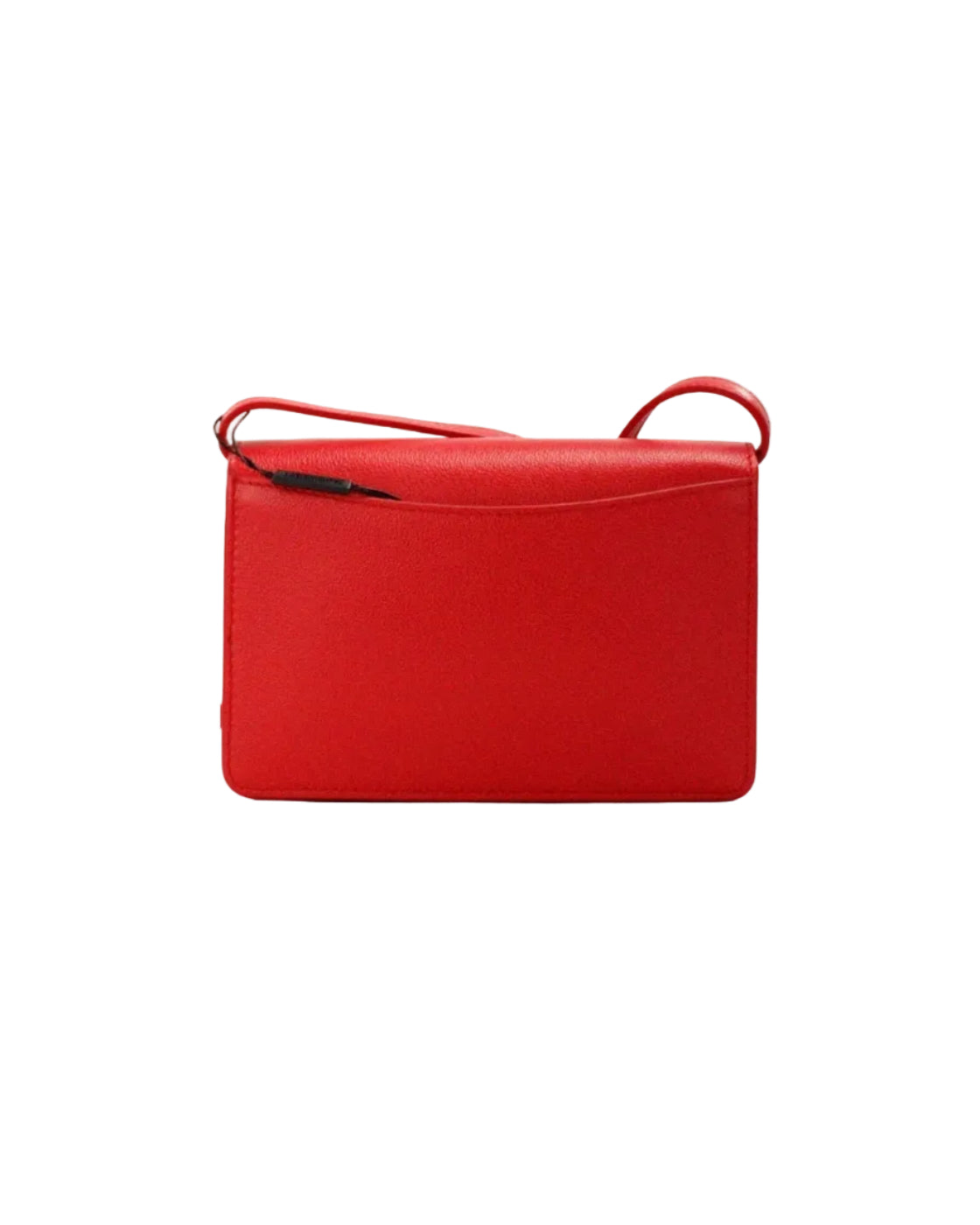 Burberry – Hampshire Small Crossbody Bag in Pelle Liscia Rossa