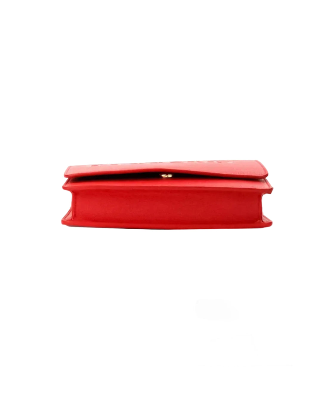 Burberry – Hampshire Small Crossbody Bag in Pelle Liscia Rossa