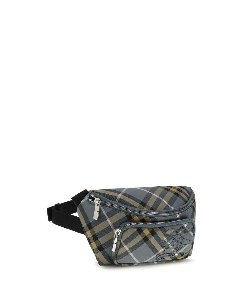 Burberry – Marsupio Archivio Check con Ricamo Equestrian Knight