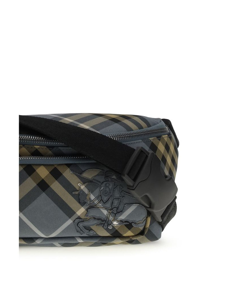 Burberry – Marsupio Archivio Check con Ricamo Equestrian Knight