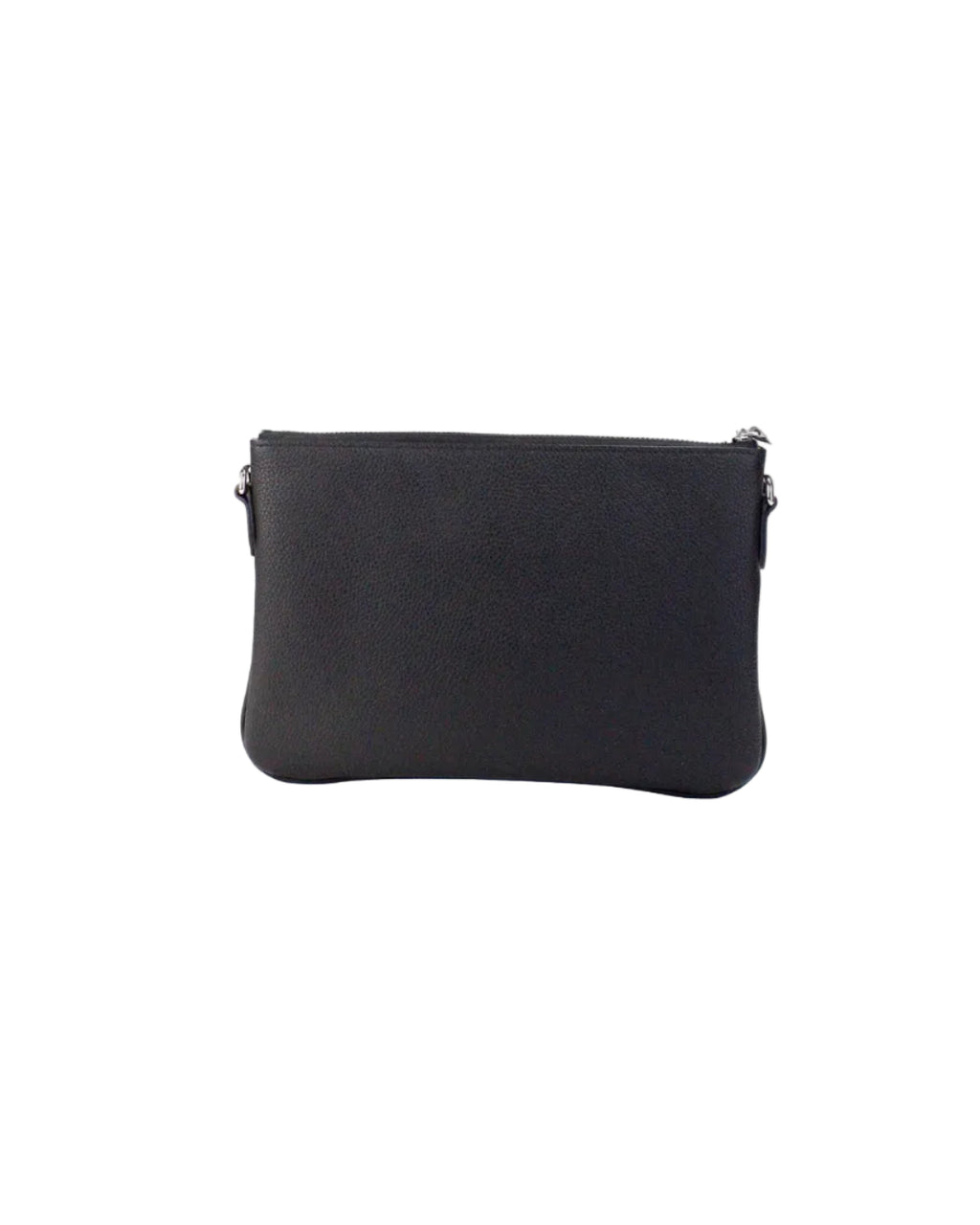Burberry – Peyton Monogram Pouch Crossbody Bag in Pelle Nera