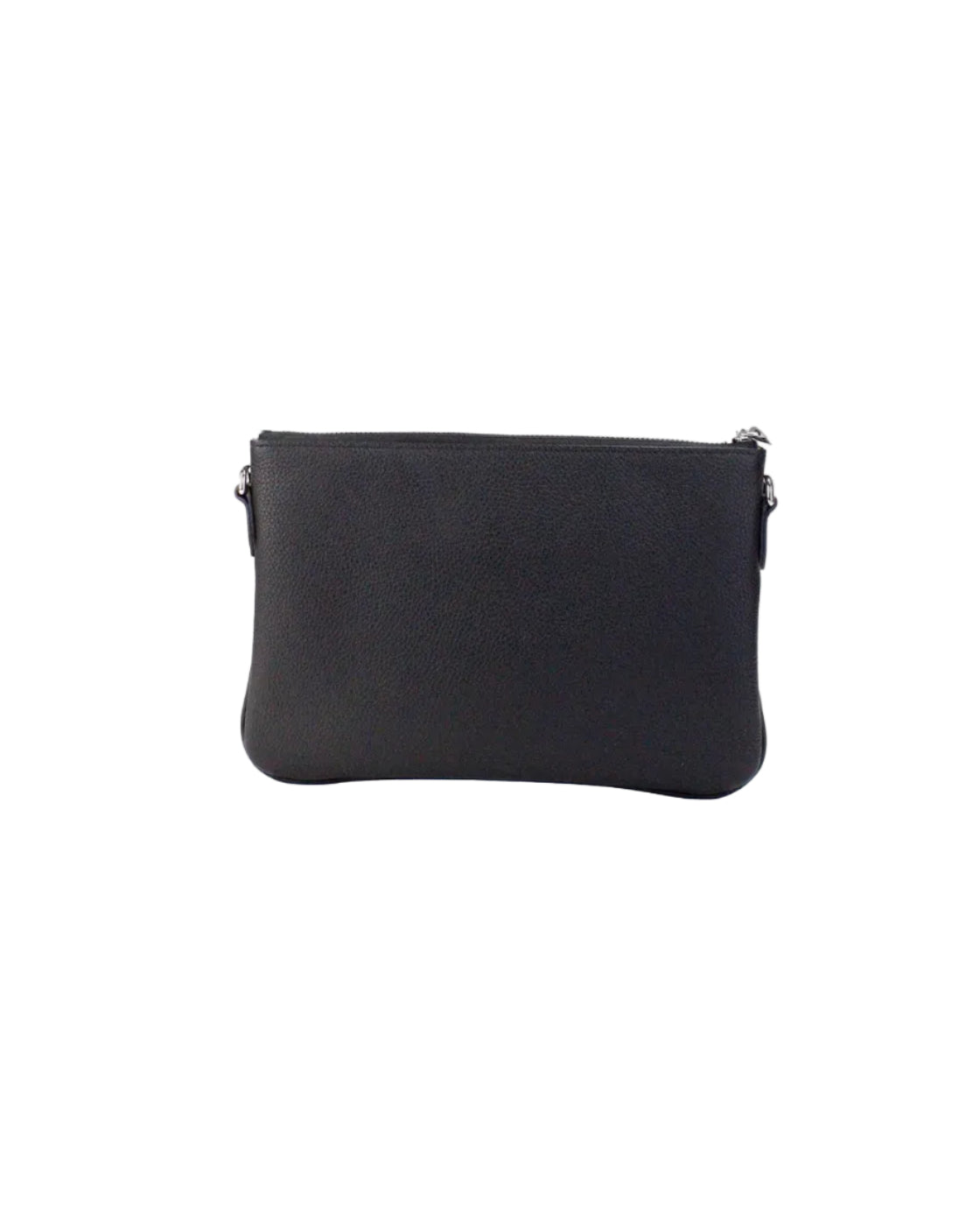 Burberry – Peyton Monogram Pouch Crossbody Bag in Pelle Nera