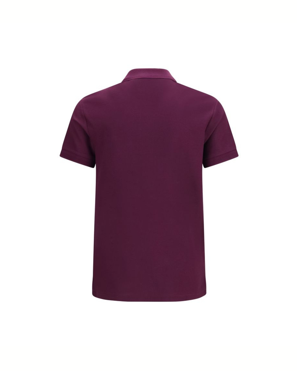 Burberry – Polo in Cotone con Logo Ricamato Purple