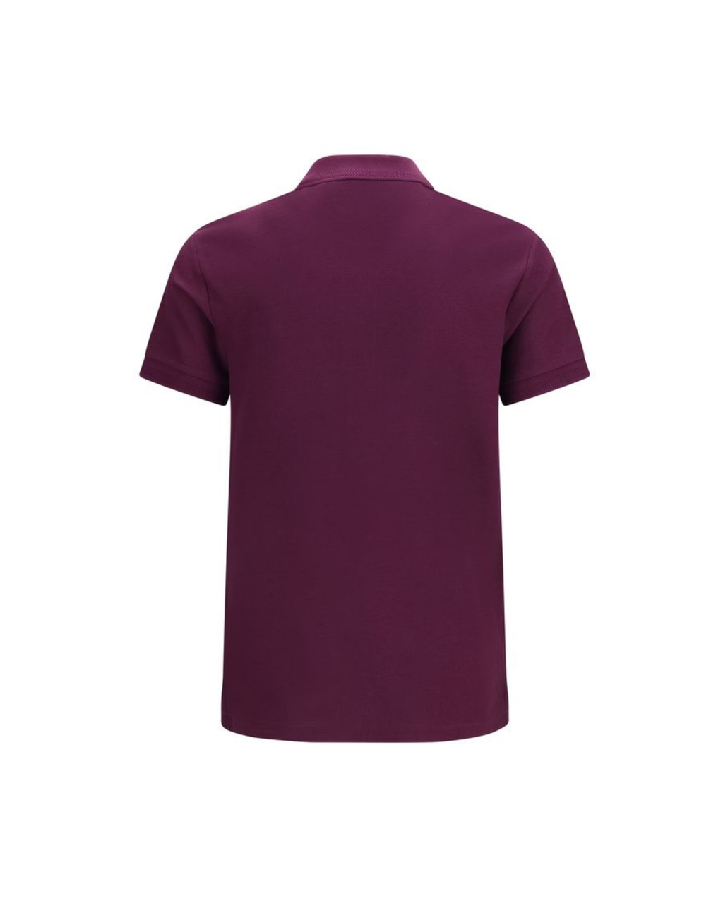 Burberry – Polo in Cotone con Logo Ricamato Purple