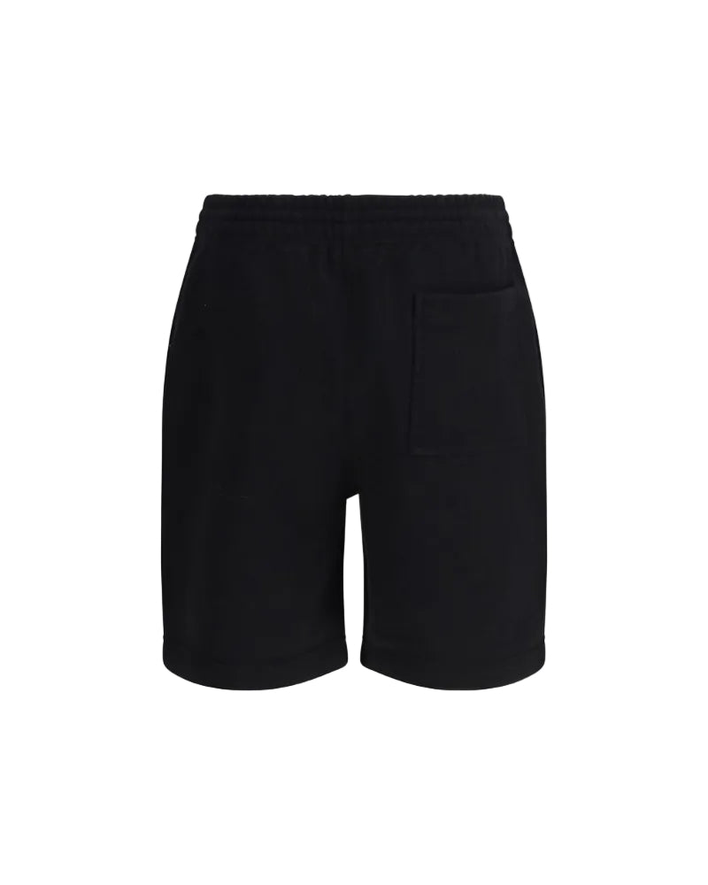Burberry – Shorts Sportivi in Cotone con Logo Nero