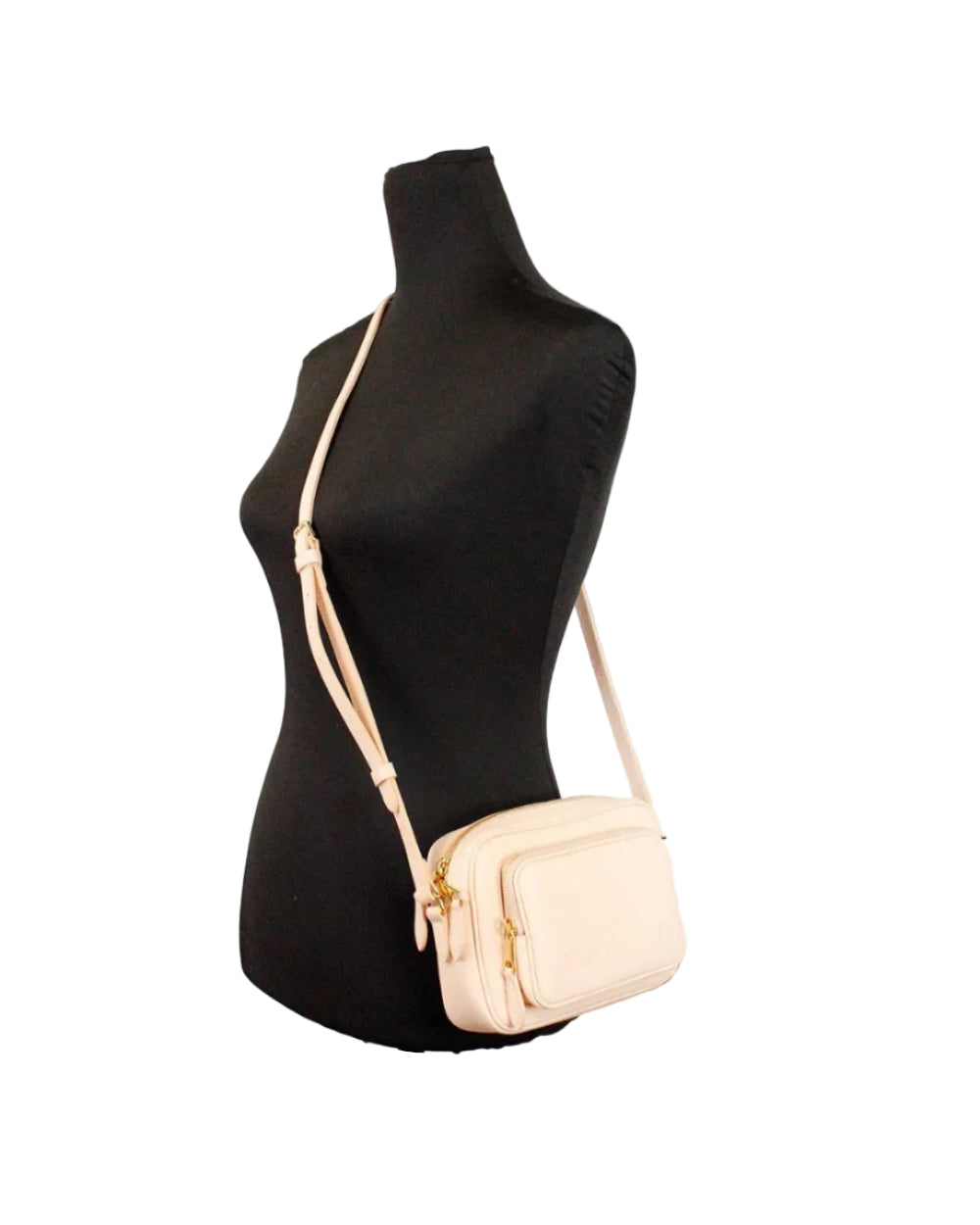 Burberry – Small Camera Crossbody Bag in Pelle Granata Rosa Pesca