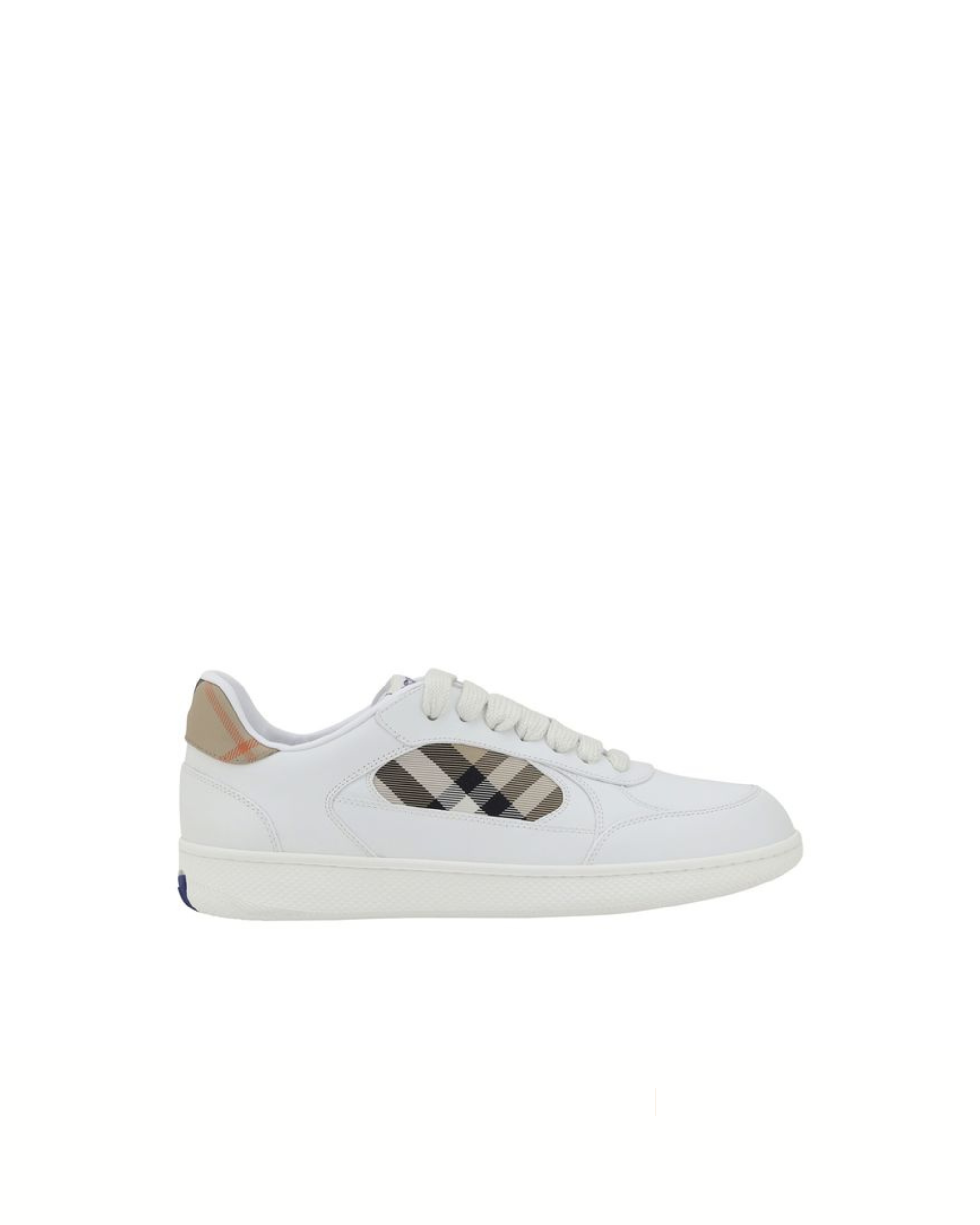 Burberry Sneakers in Pelle Bianca con Check