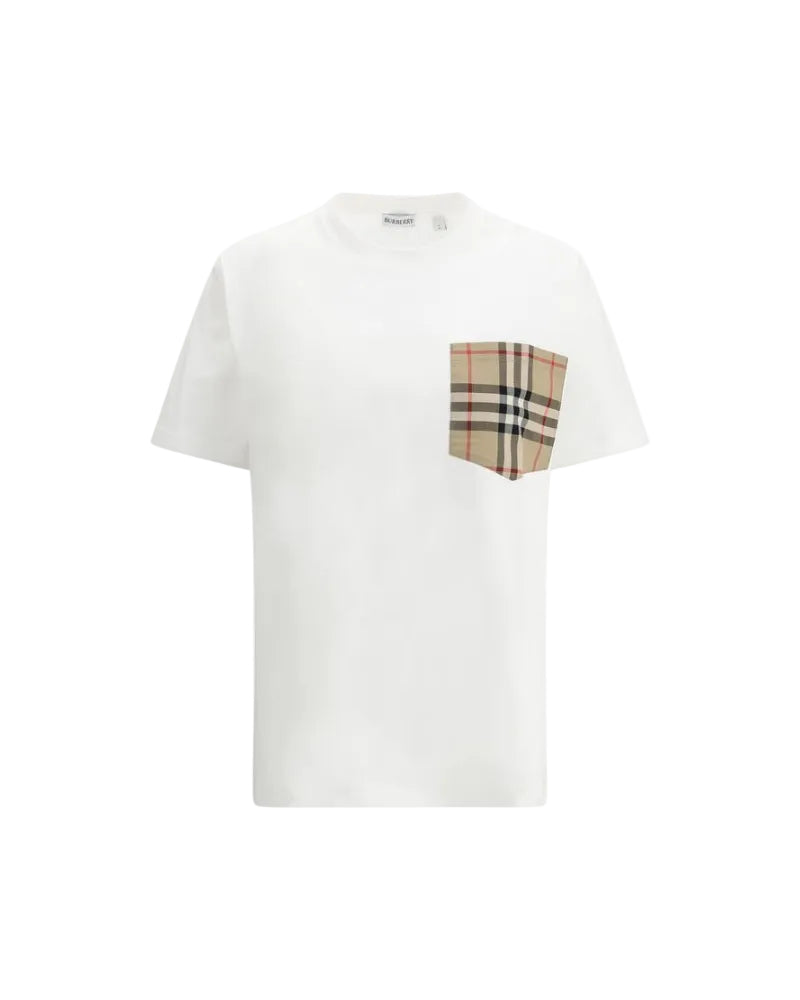 Burberry – T-Shirt Oversize con Tasca Archive Check