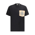 Burberry - T-shirt Black Cotton - Taschino Vintage Check - Women