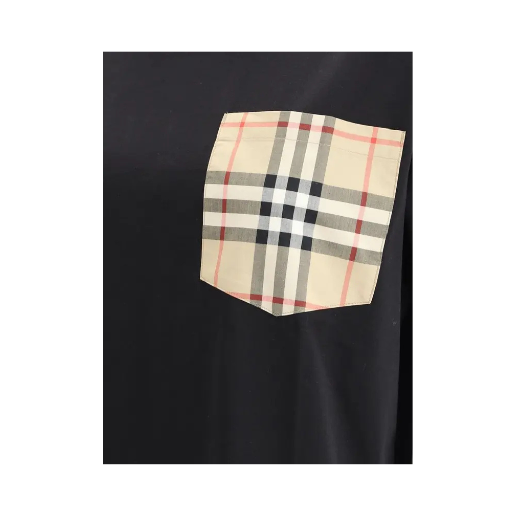 Burberry - T-shirt Black Cotton - Taschino Vintage Check - Women