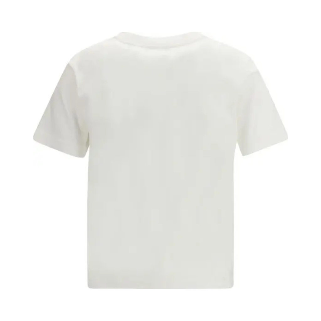 Burberry - White Cotton Sportswear - Logo a Rilievo Gommato - Women