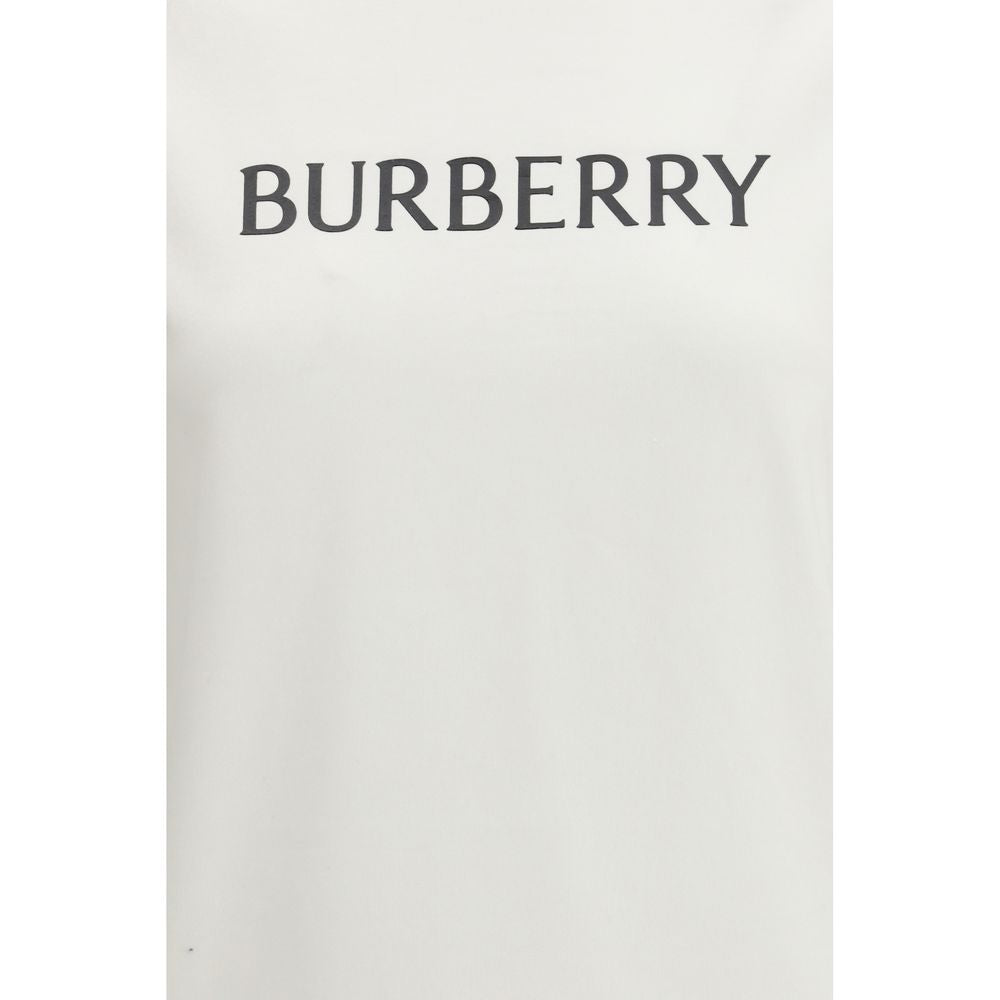 Burberry - White Cotton T-Shirt Logo - Women