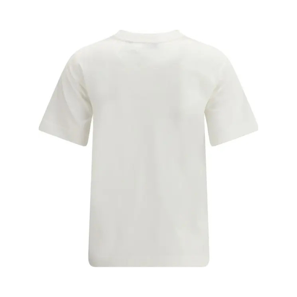 Burberry  White Cotton T-Shirt Logo - Women