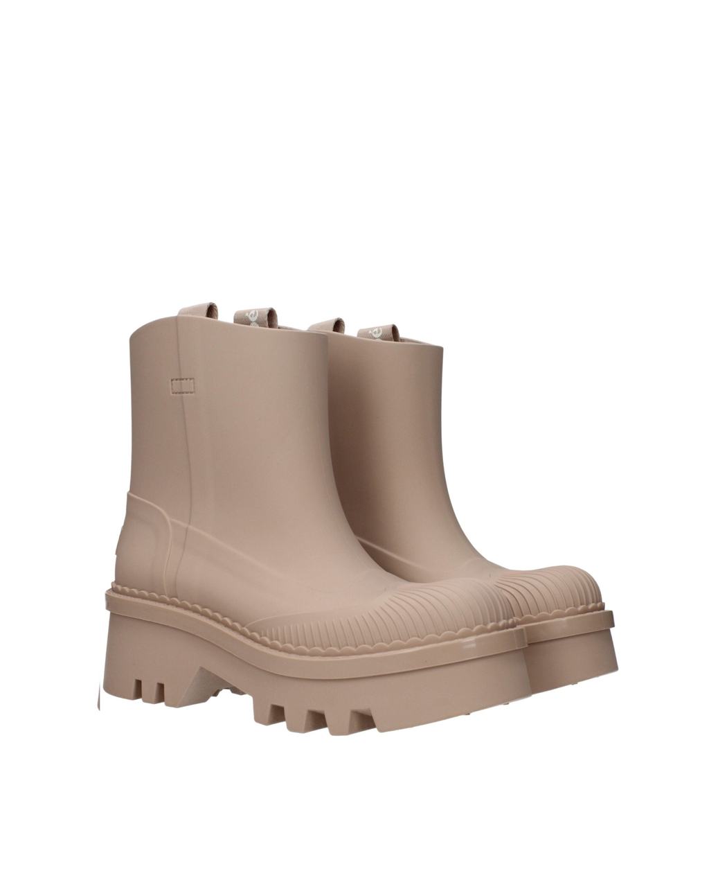 Chloé – Betty Rain Boots in Gomma Rosa Cipria