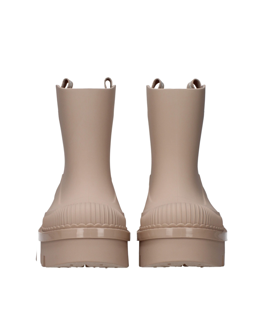 Chloé – Betty Rain Boots in Gomma Rosa Cipria
