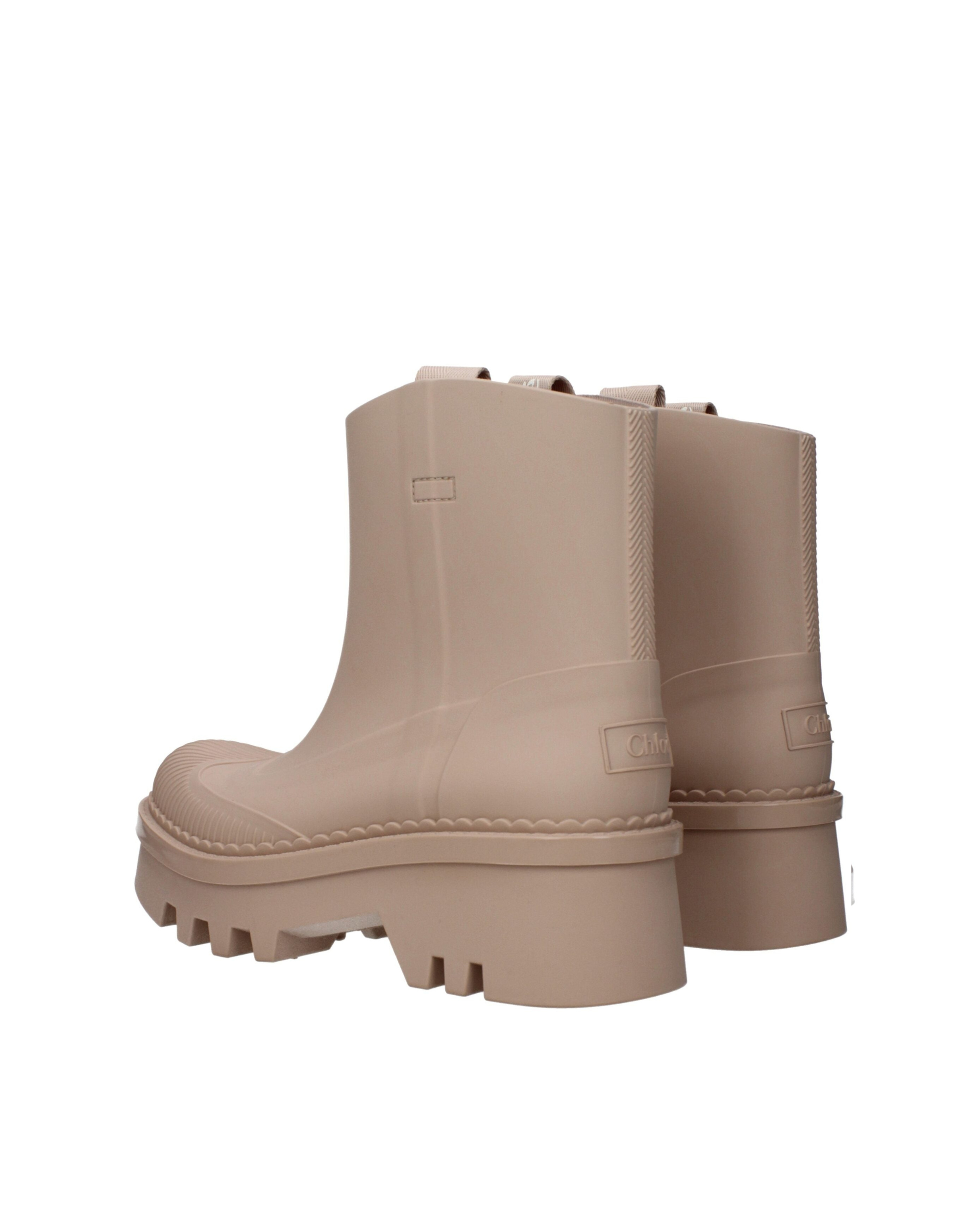 Chloé – Betty Rain Boots in Gomma Rosa Cipria