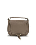 Chloé – Borsa Marcie Large in Pelle Taupe