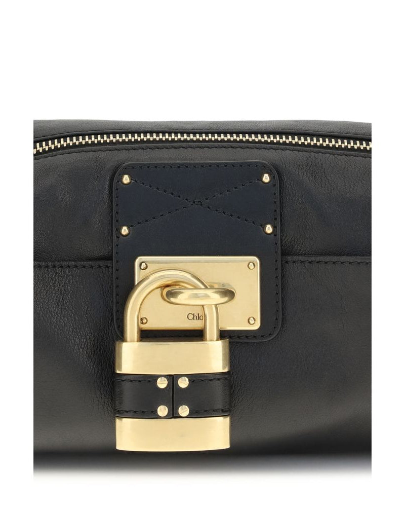 Chloé – Borsa Paddington Small in Pelle Nera con Lucchetto Iconico