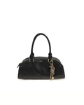 Chloé – Bowling Bag in Pelle Nera con Charm Dorati